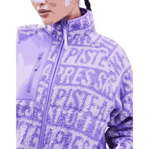 ASOS 4505 borg jacket in apres ski print